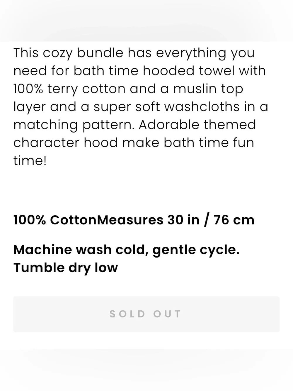 Kids' Sun Hooded Towel and Washcloth Set - Yellow
